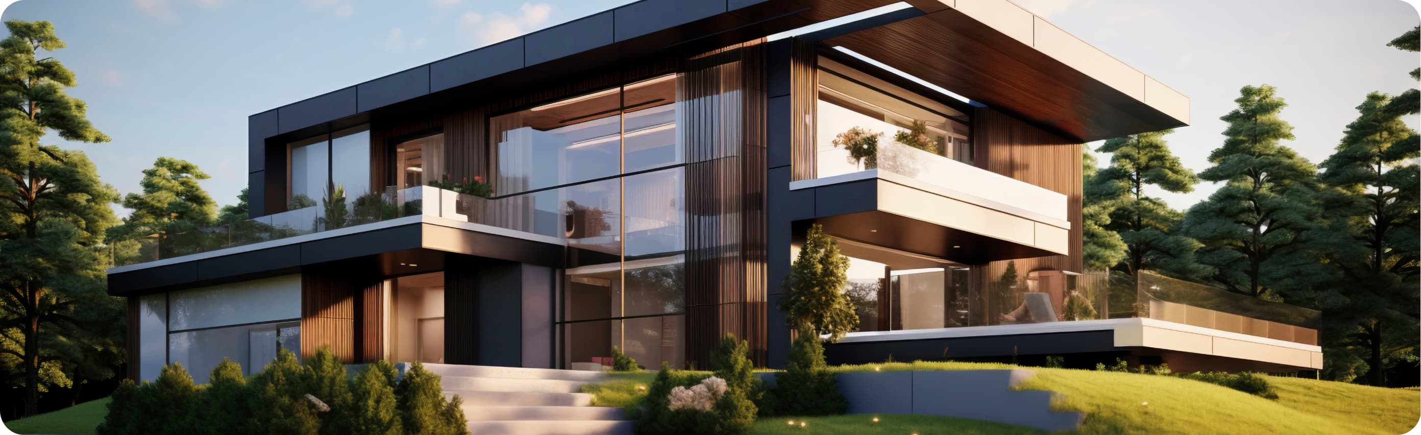 Modern Chiang Mai villa at golden hour — Kesorn property feature image